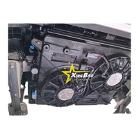 Kit de pare-chocs avant LIXIANG L7 L8 L9 2022-2024 en plastique d'occasion avec phares LED à faisceau haut/bas et découpes pour capteurs d'aide au stationnement, fixation par boulons, OEM