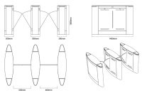 Système de contrôle d'accès OEM/ODM biométrique, barrière tournante à flap pour la circulation des piétons et des véhicules