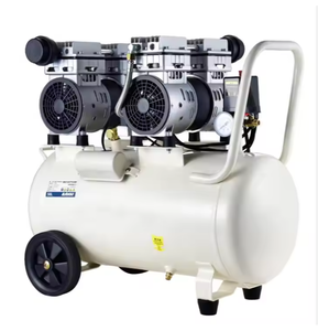 Hava basıncı tankı ile laboratuvar Mini elektrikli 800W sessiz yağsız hava kompresörü - Product Image 3