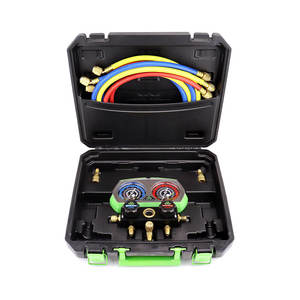 HvAC कई गुना गेज सुपर स्टार ब्रांड दबाव गेज ST-B268 बॉल वाल्व स्विच - Product Image 3