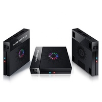 Consola X6 Magic Game Box Plus 4K para TV, juegos Retro familiares con más de 10000 juegos 3D, mando inalámbrico Dual de 2,4G