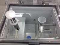 Mini máquina de ensayo de pulverización salina de sobremesa pequeña
