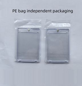 Strong Magnetic Card <b>Protector</b> Hard Plastic Transparent Portable 2.87x4.33 Inch Protective Cover Clip King Star Game Collection - Product Image 6