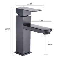 Robinet de salle de bain chaud et froid à poignées, robinet de lavabo pour évier de salle de bain