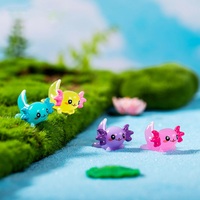 Figurines de décoration d'aquarium bonsaï de paysage de dragon hexagonal miniature de haute qualité