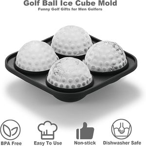 Mới lạ bóng golf <span class=keywords><strong>Ice</strong></span> Maker khuôn <span class=keywords><strong>Sphere</strong></span> Vòng <span class=keywords><strong>Ice</strong></span> Cube khuôn cho cocktail, whisky vui vẻ hình dạng Silicone vòng tròn <span class=keywords><strong>Ice</strong></span> Cube khay - Product Image 2