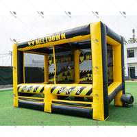 Lanceur de balles gonflables « Toxic Meltdown » – Jeu de tir interactif pour deux joueurs avec cibles – Idéal pour la location événementielle