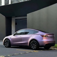 Vinilo Autoadhesivo Mate Impermeable Rosa Frambuesa y Morado de PET TPU para Motocicletas y Coches con Función Autorreparable