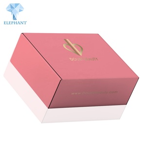 Custom Private Label New Design Luxury Printing Pink Wig <b>Gift</b> <b>Box</b> Packaging - Product Image 5