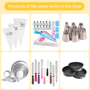 Bolsas de Plástico Personalizadas Impresas, Desechables, de HDPE/LDPE, con Refuerzo Lateral, para Decoración de Pasteles y Repostería - Product Image 5