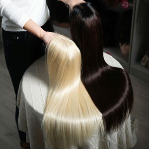 Peluca frontal de encaje HD sin pegamento 13x4 al por mayor, pelucas de cabello virgen indio, pelucas de cabello humano virgen con cutícula alineada, pelucas sin pegamento 5x5 - Product Image 1