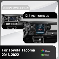 Écran Tesla 12,1 pouces, autoradio Android pour Toyota Tacoma 2016-2022, système multimédia, CarPlay, moniteur, GPS, navigation, mise à niveau
