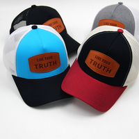 Casquette Trucker Unisexe en Coton 5 Panneaux de Haute Qualité, Broderie Personnalisée, Écusson Tissé, Visière Courbée, Maille, pour Baseball, Sports et Activités de Plein Air - Vente en Gros