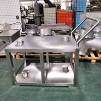 Chariot de transport de matériaux de grande taille de haute qualité en acier inoxydable, fabrication sur mesure de tôles, pièces de tôlerie pliées et estampées