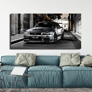 Quadri su tela stampa HD senza cornice opere d'arte per auto sportive moderna Nissan Skyline Gtr immagini per auto comodino decorazioni per la <span class=keywords><strong>casa</strong></span> <span class=keywords><strong>poster</strong></span> <span class=keywords><strong>da</strong></span> parete - Product Image 5