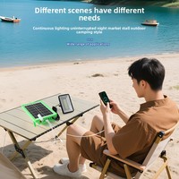 Chargeur rapide de lumière d'urgence à énergie solaire multifonctionnelle compatible USB type-c 1688 Agent d'achat pour le camping