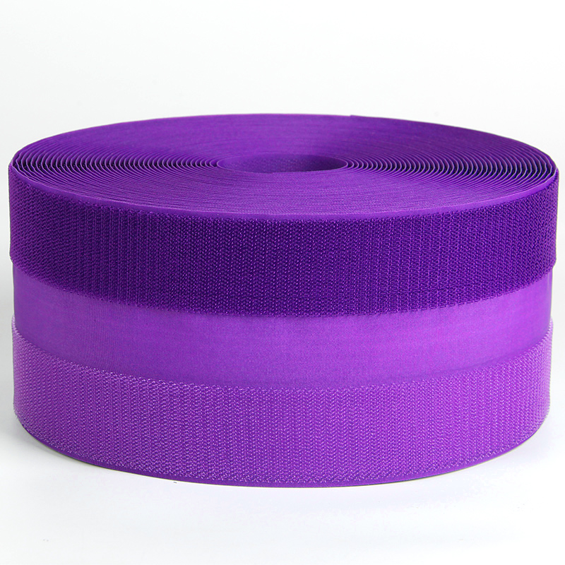 Purple Same-side Hook and Loop 100mm