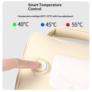 Chauffe-lingettes pour bébé portable OEM, grande capacité, réglage rapide, avec distributeur - Product Image 3