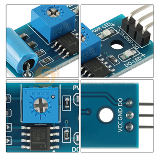 SW-420 <strong>Vibration</strong> <strong>Sensor</strong> <strong>Module</strong> <strong>Vibration</strong> <strong>Switch</strong> Alarm <strong>Sensor</strong> <strong>Module</strong> for Arduino - Product Image 4