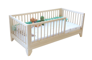 Lm trẻ em trẻ em bằng gỗ đơn Toddler montessorri giường em bé với ngăn kéo trẻ em 2 tầng sofa giường khung Twin cho cô gái với lưu trữ - Product Image 2