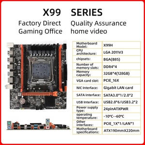 Baru lga2011 X99 motherboard X99 <span class=keywords><strong>ddr4</strong></span> gaming mainboard soket LGA2011-3 <span class=keywords><strong>ddr4</strong></span> ecc reg <span class=keywords><strong>ram</strong></span> tersedia - Product Image 5