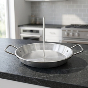 Stainless Steel Vertical <b>Kebab</b> Grill Pan with <b>Skewers</b> - Product Image 6