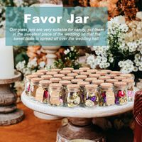 Petits pots en verre personnalisés avec logo, 3,4 oz, avec couvercles, mini pots cadeaux en verre, parfaits pour les fêtes de naissance, les mariages, les dragées et l'emballage de bonbons