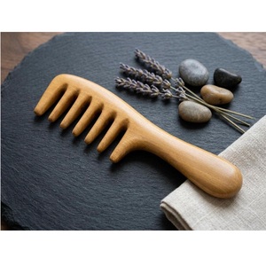 Best Quality Handmade Natural Luxury Rectangle Wooden Comb with Eco-Friendly Anti-Static Feature for Men and Women <b>Beard</b> <b>Care</b> - Product Image 5