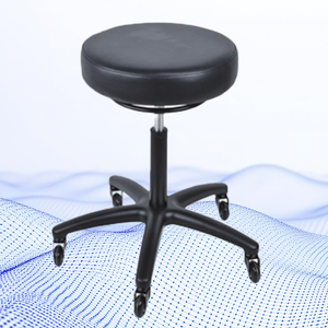Taburete Redondo de Polifoam HS100 con Base de Aleación de 5 Estrellas, Ergonómico, para Médicos - Product Image 1