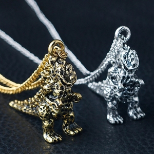 Collier rétro de dinosaure de monstre de Godzilla, <span class=keywords><strong>Film</strong></span> et télévision, pendentifs périphériques pour hommes et femmes, bijoux cadeau pour amis - Product Image 6