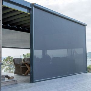 Parasol eléctrico para exteriores, <span class=keywords><strong>persiana</strong></span> enrollable motorizada a prueba de viento, venta al por mayor de fábrica - Product Image 1