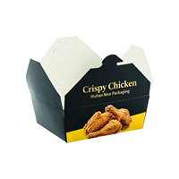 Boîtes d'emballage alimentaire à emporter en gros, boîtes à poulet frit personnalisées de qualité alimentaire, en carton certifié