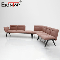 Canapé d'angle moderne Ekintop pour salon, ensemble de canapés de loisirs minimalistes, fauteuil de salon de luxe léger, chaise longue paresseuse