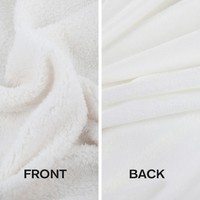 Ultra Warme Doppellagige Verdickte Flanell-Sherpa-Kuscheldecke Superweiche 100% Polyester-Fleece Maßgefertigte Wurfdecke für den Winter
