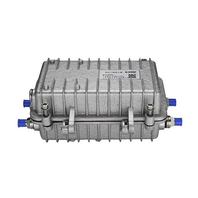 45-860 mhz 2 way outdoor catv trunk line amplifier