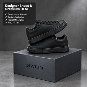 Chaussures de luxe pour hommes et femmes, haute qualité, Triple Black Shell Toe, chaussures de marche, baskets plateforme, Zapatillas, neuves - Product Image 1
