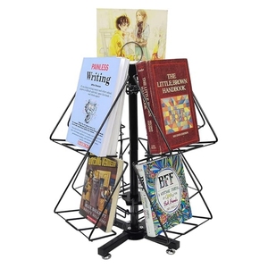 Dây kim loại bưu thiếp hiển thị đứng tầng bưu thiếp Giá xoay thiệp chúc mừng đứng cho cửa hàng - Product Image 2