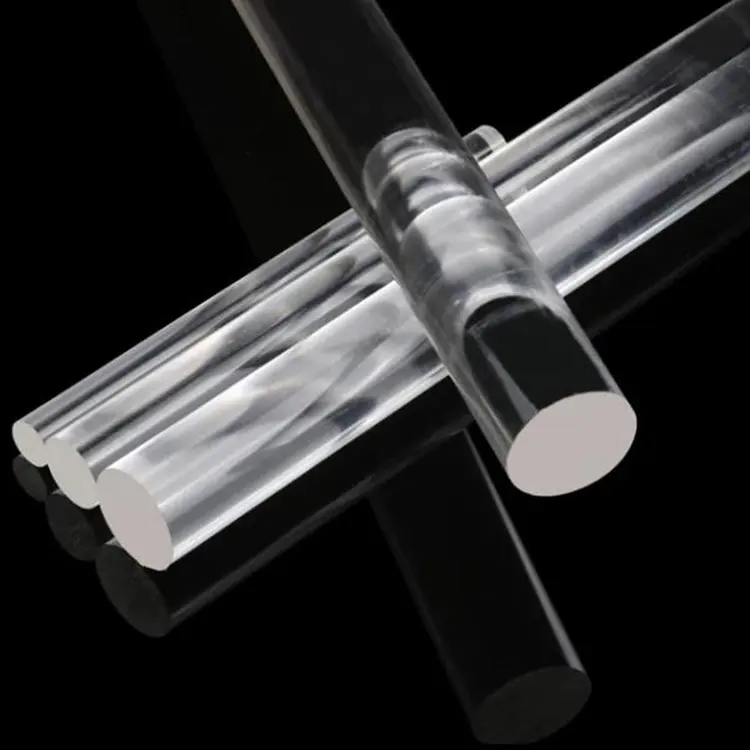 Заводская цена, Пластиковый Кристалл Pmma Plexi стеклянный стержень, прозрачный стержень, светодиодная акриловая палочка