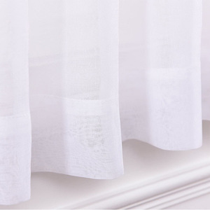 Doris White Sheer <strong>Curtains</strong> <strong>72</strong> Inches Long Rod Pocket Window Treatment for Living Room Bedroom Dining Room - Product Image 4