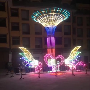 Torre de Iluminación Multiusos para Paisajes, <span class=keywords><strong>Luces</strong></span> <span class=keywords><strong>LED</strong></span> Decorativas para Exteriores con Diseño Creativo, Resistentes al Agua - Product Image 5
