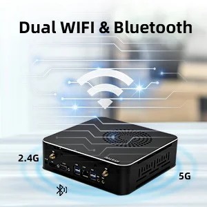 HYSTOU Mini PC In-tel Core I5-12350H DDR4 RAM USB3.2 Small Size Office Use Hangable Mini Pc for Meet,for Study,for TV - Product Image 3