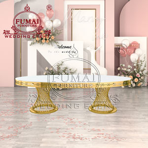 ชุดโต๊ะอาหารทรงวงรีสำหรับงานแต่งงานเฟอร์นิเจอร์โรงแรมแบบทันสมัย1ชิ้น - Product Image 1