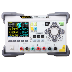 Fuente de Alimentación Lineal Programable de 2 Canales Rigol DP822 (30V/3A + 5V/3A, 195W) - Product Image 1