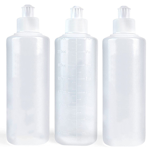 <span class=keywords><strong>Bouteille</strong></span> à presser en plastique tpe, 240ml, 8oz, pour produits médicaux, pour nettoyage de cuticules, bouchon à vis poussoir, 1 pièce, meilleures ventes - Product Image 1