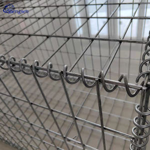 Kasa Gabion lasan galvanis tugas berat Grid kawat baja tahan karat untuk konstruksi dinding penahan kontrol erosi persegi - Product Image 5