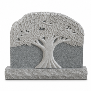 Estatua Conmemorativa Tradicional de Granito Tallado en Forma de Árbol, Estilo Americano, para Cementerio y Jardín, Uso en Exteriores - Product Image 1