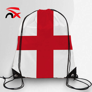 Sac à cordon portable personnalisé en polyester 210T avec drapeaux nationaux des Pays-Bas, Haïti et Ghana pour événements sportifs et activités électorales - Product Image 5