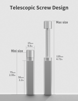 Support de carte graphique anti-affaissement upHere, support GPU réglable, support magnétique GPU 120 mm, support de carte vidéo, argent