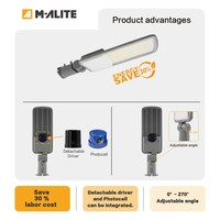 Lámpara LED para Alumbrado Público de 200W, 32000lm, Compatible con Fotocélula, IP65, Carcasa de Aluminio, para Carreteras y Autopistas