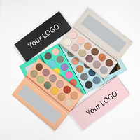 Palette d'ombres à paupières de 12 couleurs, 120 couleurs mates, 120 couleurs chatoyantes, Nude, DIY Beauty